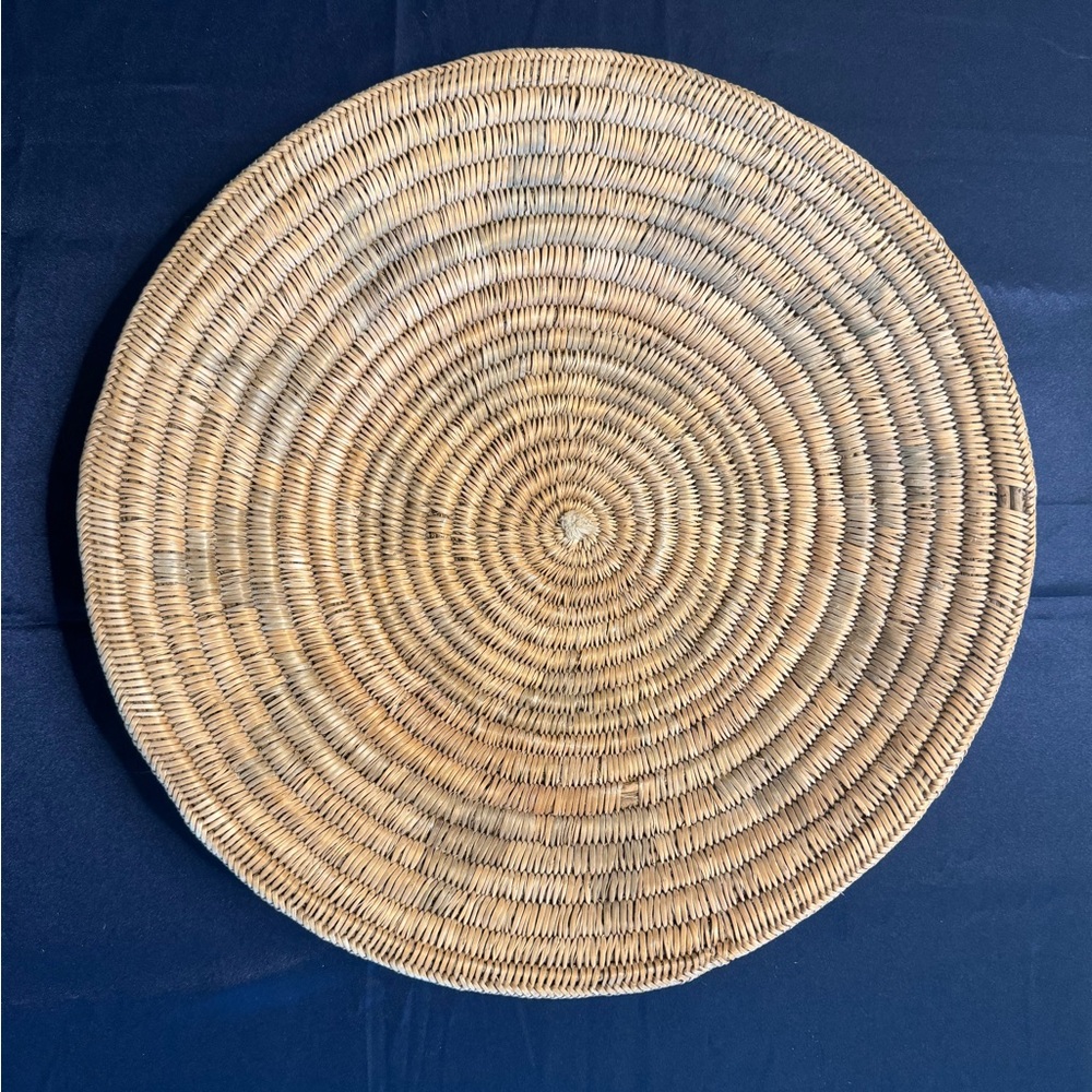 Large Antique Native American Indian Navajo Ceremonial Wedding Basket RARE 14.5”
